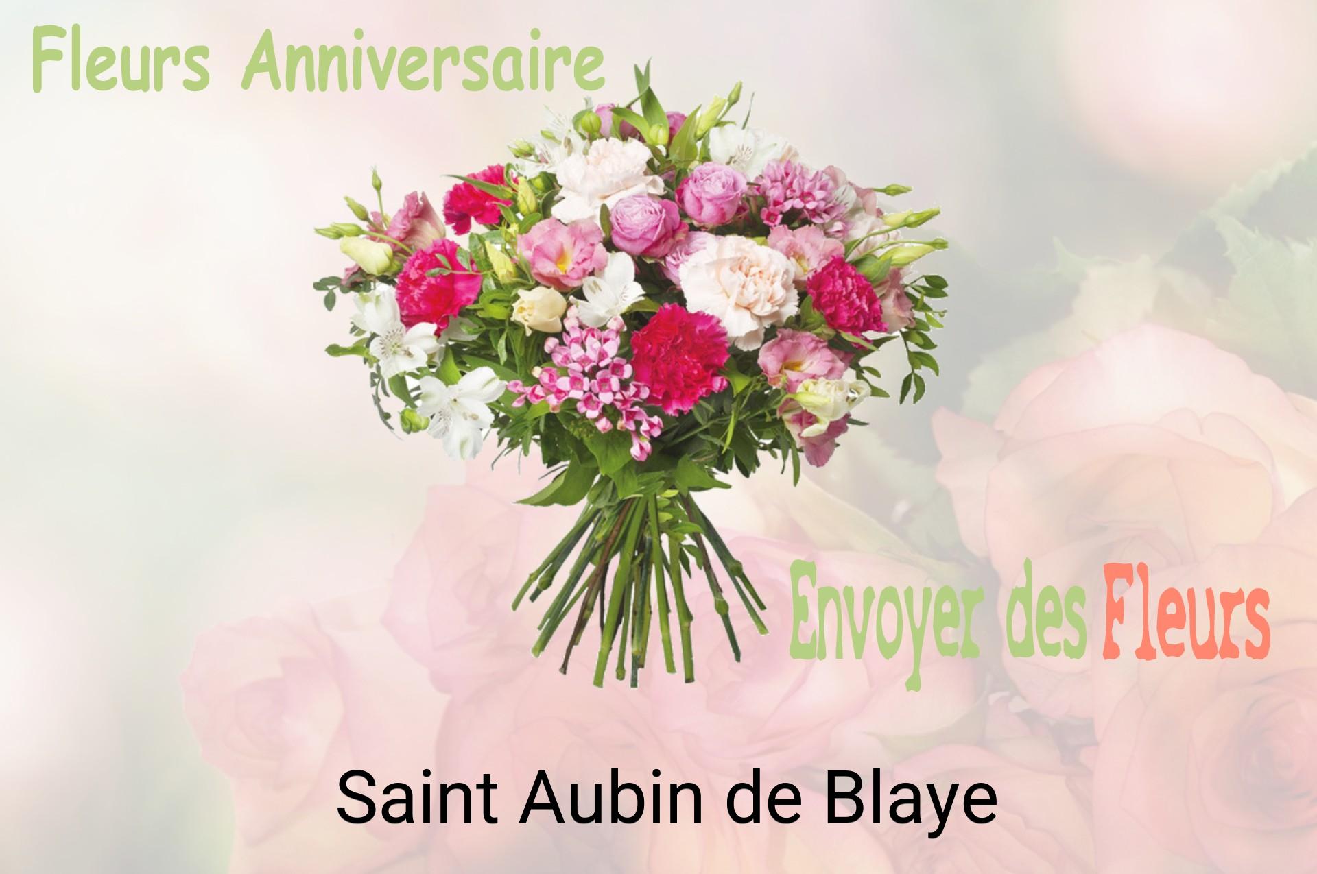 Bouquet de fleurs d’anniversaire livré à Saint-Aubin-de-Blaye